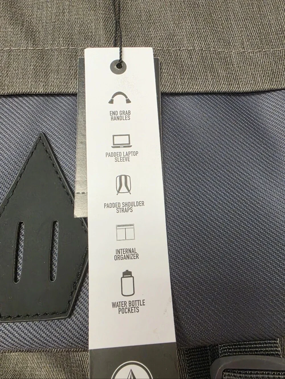 Volcom Woodward Laptop Backpack Mushroom Gray